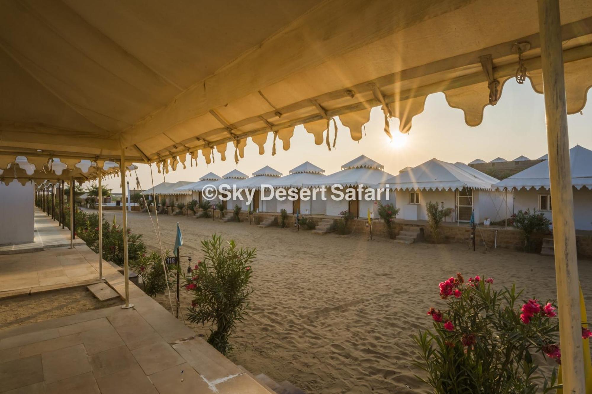 Sky Desert Safari Camp Jaisalmer Eksteriør bilde
