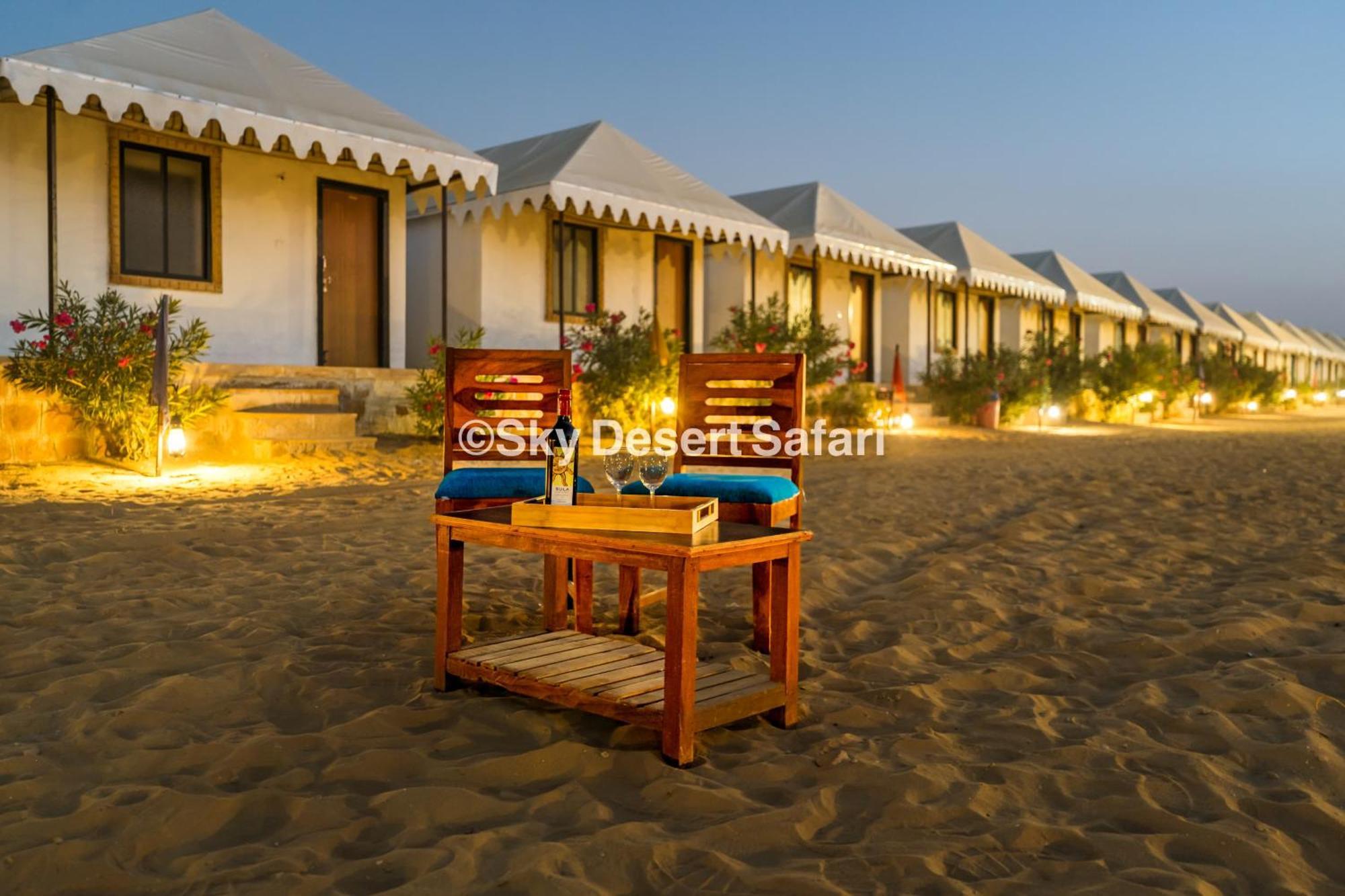 Sky Desert Safari Camp Jaisalmer Eksteriør bilde